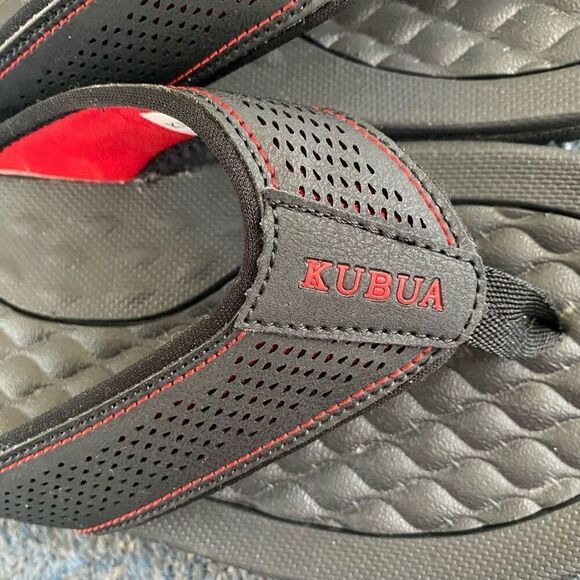 Kubua men size 11 waterproof comfort footbed slipon sandals w/arch support - Picture 7 of 9